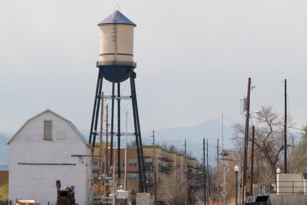 An old town on Arvada, CO
